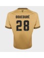 Billige Crystal Palace Cheick Doucoure #28 Bortedrakt 2025-26 Kortermet